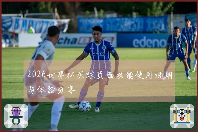 2026世界杯买球页面功能使用说明与体验分享